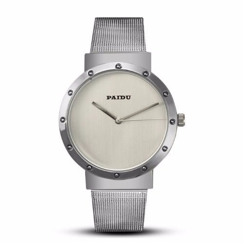 All Silver Watch