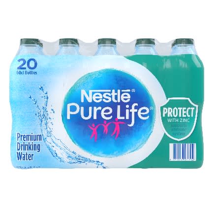 Pure Life Water Protect With Zinc 60cl X20