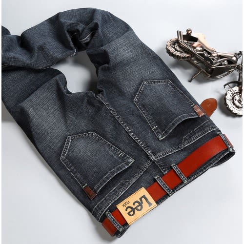Men's Loose Stretched Straight Trouser Jeans