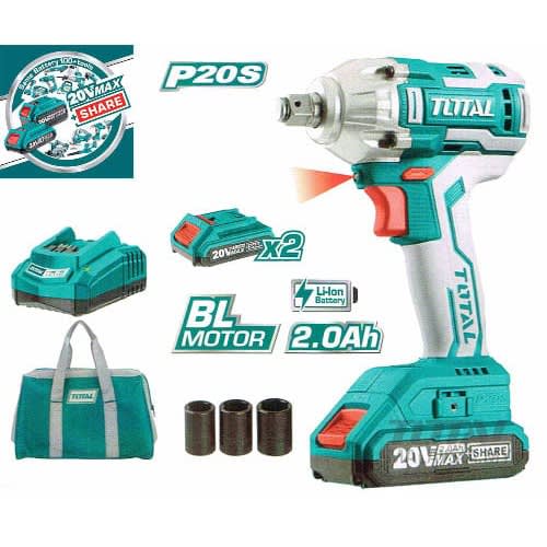 Cordless Impact Wrench Socket Machine - 20v