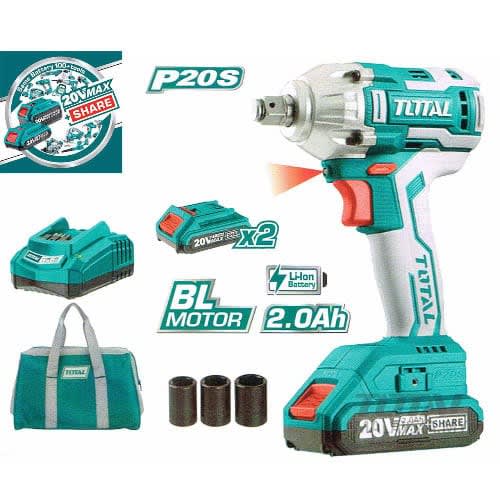 Cordless Impact Wrench Socket Machine - 20v