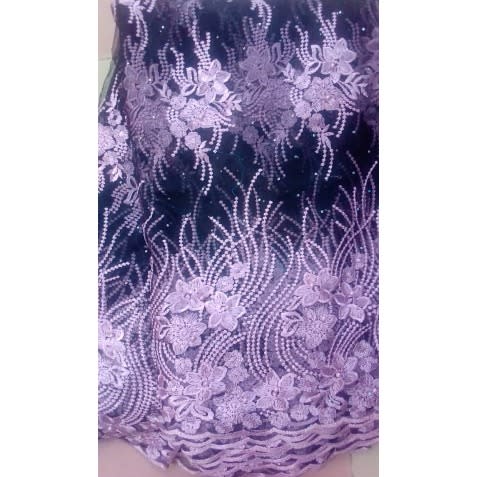 Lace Fabric - 5 Yards - Lilac