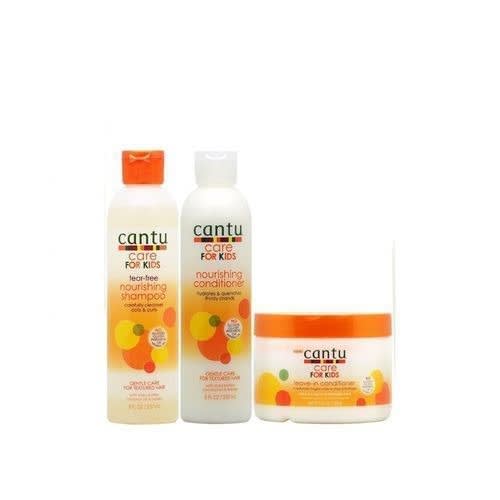 Cantu Kids Shampoo + Conditioner + Leave-in Conditioner