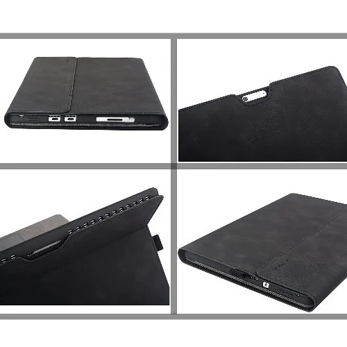 Shockprooof Leather Flip Cover For New Microsoft Surface Pro 8 & Pro X