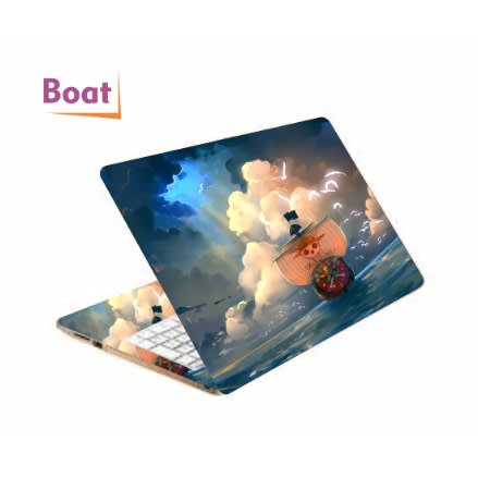 Boat Art Laptop Skin - Blue
