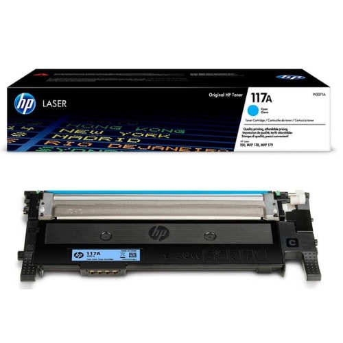 Hp 117a Original Laser Toner Cartridge -Cyan (w2071a)