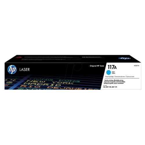 Hp 117a Original Laser Toner Cartridge -Cyan (w2071a)