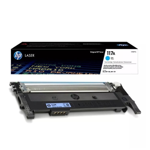 Hp 117a Original Laser Toner Cartridge -Cyan (w2071a)