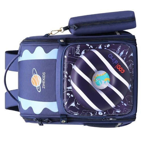 Boys School Bag With Reflector-28cm*15cm*38cm