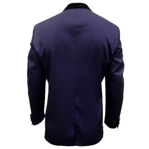 Mens Fitted Suit - Blue