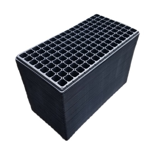Seedling Tray - 128 Holes Or Cells - 1 Carton - 100 Pieces