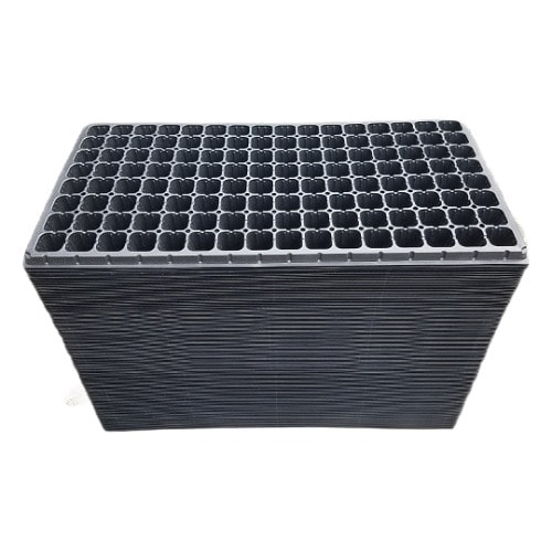 Seedling Tray - 128 Holes Or Cells - 1 Carton - 100 Pieces