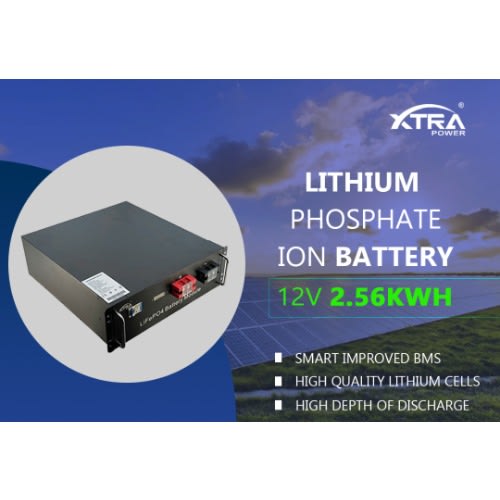 Xtrapower Tower Lifepo4 Battery - lithium Battery -12v 200ah 2.56kwh