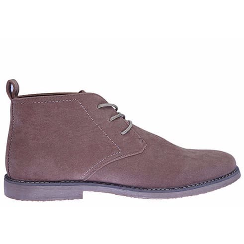 Classic Panama Lace Up Faux Suede Boot