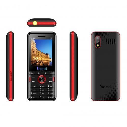 K4+ - 2.4" Screen - Big Battery Phone - Red