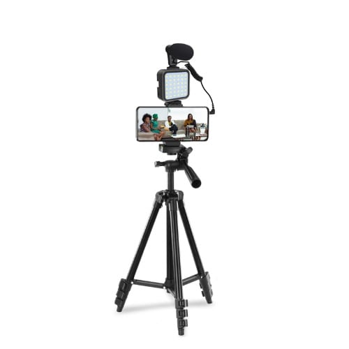 Kit - 05lm Remote Controlled Vlogging Kit With 50inches Tripod Stand