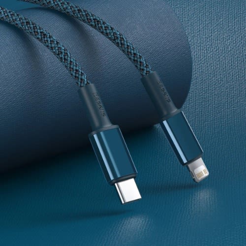 High Density Charging Data Cable Type-c To Iphone Pd 20w Blue