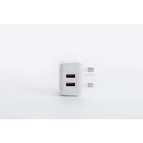 Digifon Cheetah 12watts Fast Charger Head With Dual Usb -a Ports
