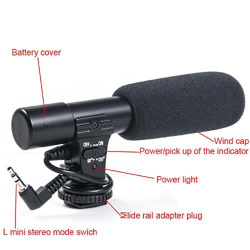 3.5mm Recording Mic-01 Studio Stereo Microphone