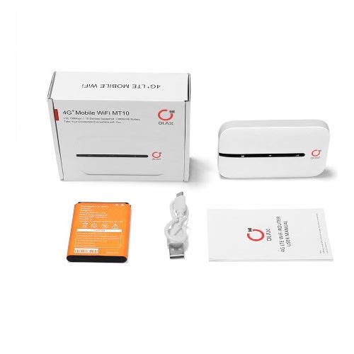 Olax 4g+ Lte Mobile WIFI Router With 3000mAh Battery And 150mbps Speed For All Networks