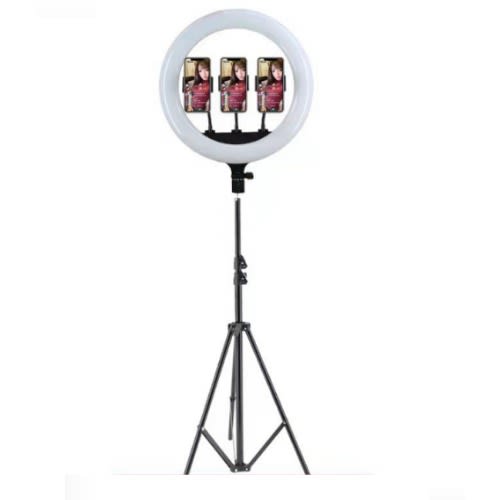 18"  Ring Light + 2m Tripod + 3 Phone Holders