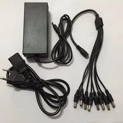 8-way Cctv Camera Power Adapter Supply Splitter