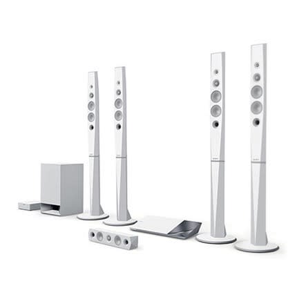 Blu-ray 3d 5.1ch 1200w Rms Dvd Home Theatre - Bdv-n9200w - White - Wireless Rear Speaker.