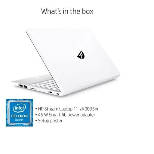 Stream 11-ak0035nr 11.6" Intel Celeron N4020 4GB RAM 32GB - Webcam Bluetooth