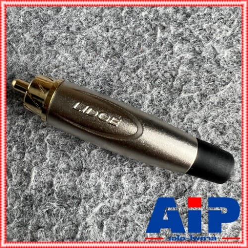 Genuine Rca Male Connector Adapter For Audio - Cctv 2pc