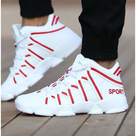 Sports Sneakers - Red White