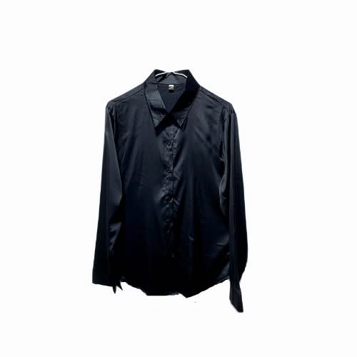 Women's Silk Shirt- Black