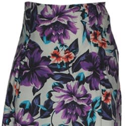 Floral Abstract Full Skirt