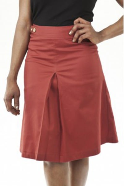 WW2 Wartime 1940s style A-Line Skirt - Cinnamon