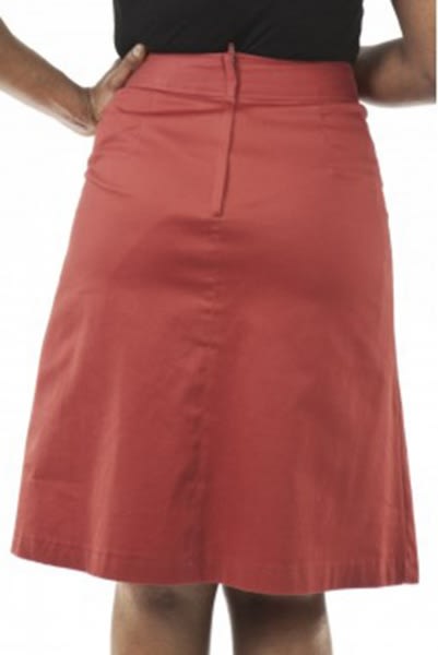 WW2 Wartime 1940s style A-Line Skirt - Cinnamon