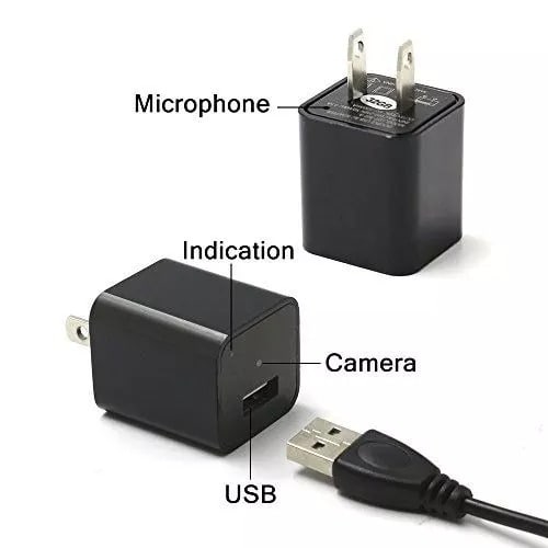 Usb Universal Charger With Hidden Camera