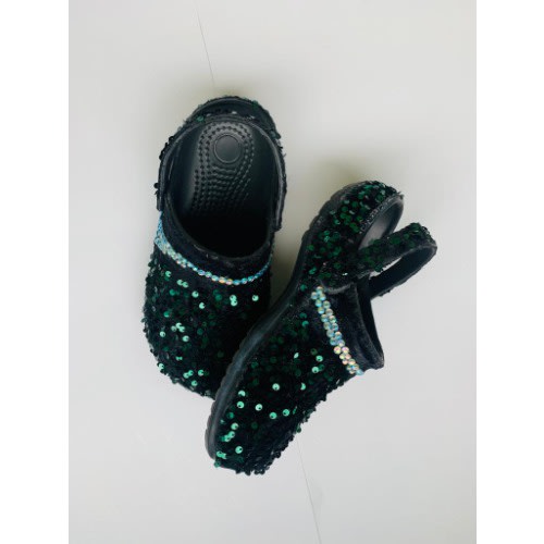 Bling Custom Rhinestone Crocs - Black