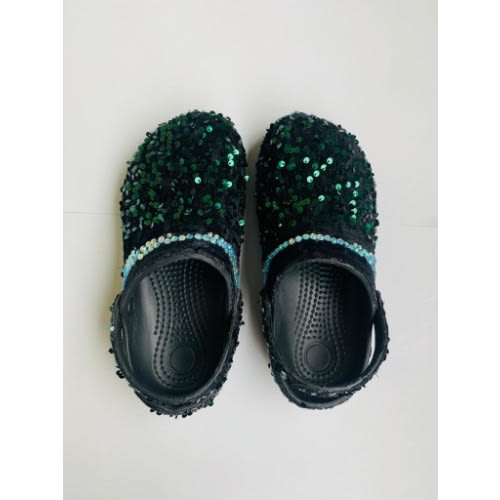 Bling Custom Rhinestone Crocs - Black