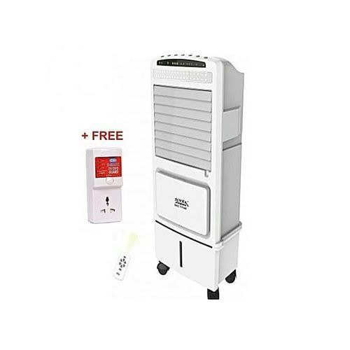 Sonik Rechargeable Air Cooler & Remote Control + Free Tv & Dvd Guard