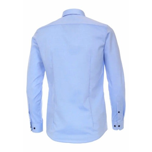Men's Dress Shirt With Matching Tie  - Light Blue