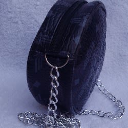 Round Shoulder Bag - Black