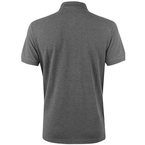 Contrasting Stripe Polo Black/grey