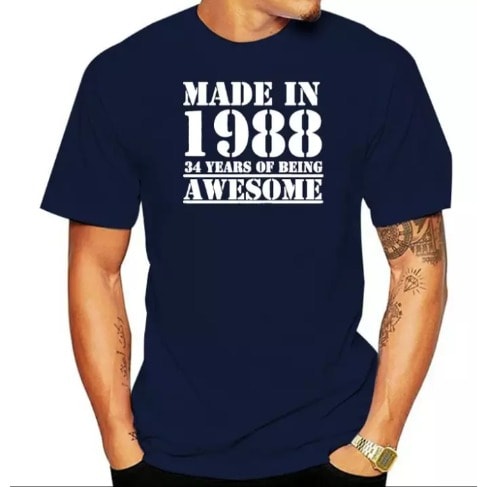 4 Pcs Classic T-shirts - White - Yellow - Blue - Black