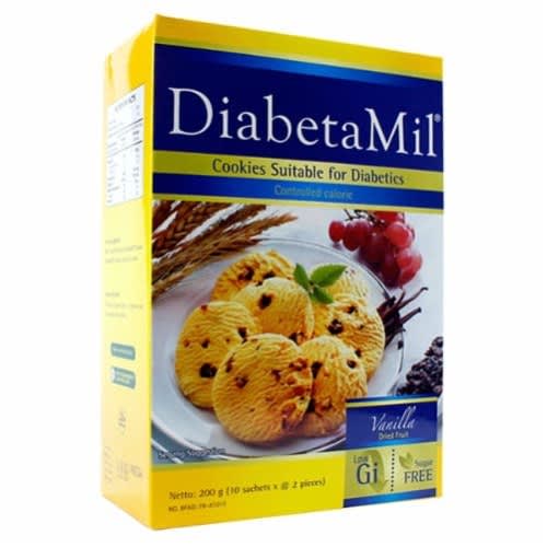 Cookies Suitable For Diabetics With No Sugars - Vanilla Dried Fruits -200g