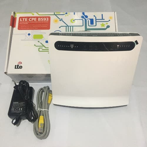 B593 Universal 4G LTE Indoor CPE Router With 4 LAN Ports For All Networks