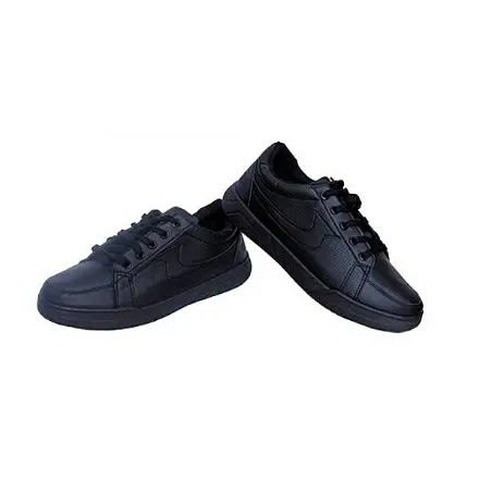 Men's Lace-up Sneakers - Black