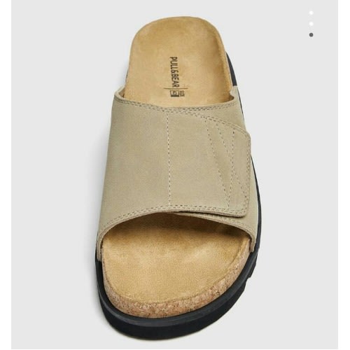 Realwon Leather Suede Male Slippers