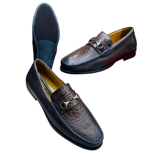 Ferra Leather Loafers - Brown