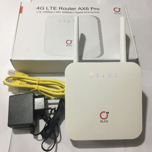 4G LTE Router With 300Mbps Speed,4,000mAh BackupBattery & Gigabit Ethernet Port For All Networks