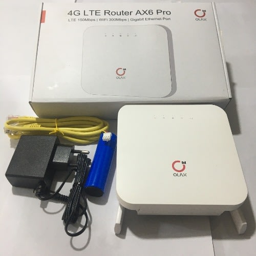4G LTE Router With 300Mbps Speed,4,000mAh BackupBattery & Gigabit Ethernet Port For All Networks