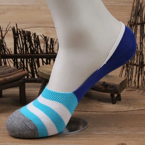2 Pairs Invisible Socks - Multicolour